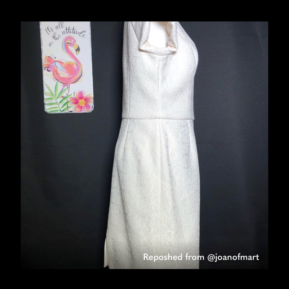 NWT LAUREN by Ralph Lauren Ivory Lace Dress 14